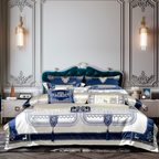 Giorgio Opulent Embroidered Tassel Luxury Bedding Set