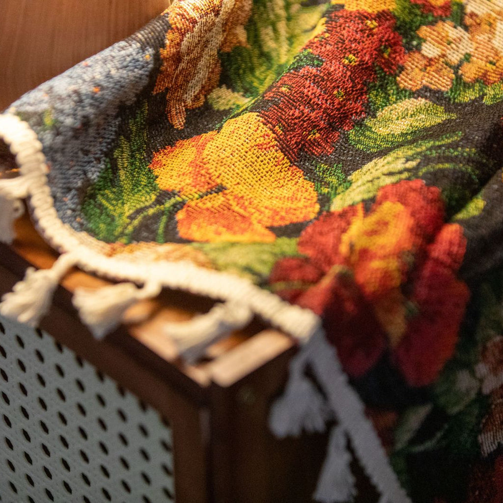 Retro Blossoming Curtain - FINAL SALE