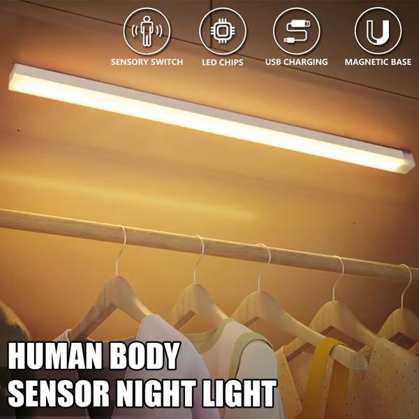 🔥LAST DAY SALE 49% OFF - 💡 Punch-free Smart Sensor Magnetic Rechargeable LED Lights
