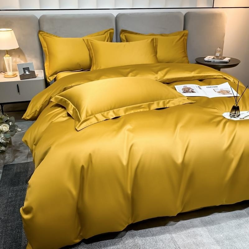 Neo Gold Silky Egyptian Cotton Bedding Set