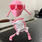 Dancing and Swinging 3D Skull Toy 🎉