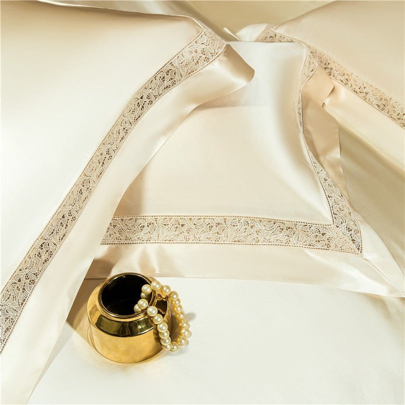 Willa Gold Modern Egyptian Cotton Satin Bedding Set