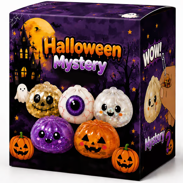 ✨🎃 Halloween Dumpling Squeeze Squishy Toy