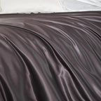 Aristelle Ash Grey Luxury Pure Mulberry Silk Bedding Set