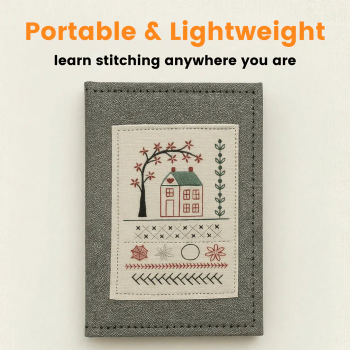 🧵DIY Embroidery Stitch Book