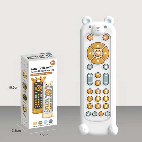 Baby Remote Control Toy - Interactive Educational Musical Toy for Toddlers