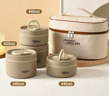 🎅2025 Christmas Hot Sale 🔥🔥Portable Insulated Lunch Container Set🥗
