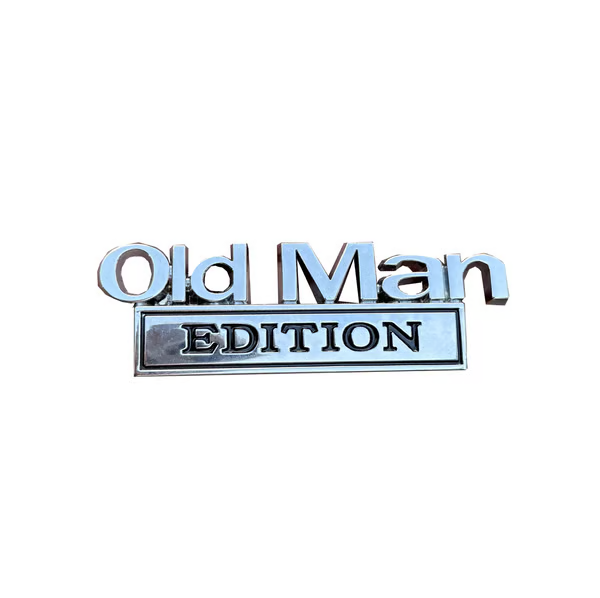 New Year Hot Sale  - Special Offer -🚗 Old Man Edition Car Emblem
