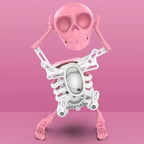 Dancing and Swinging 3D Skull Toy 🎉