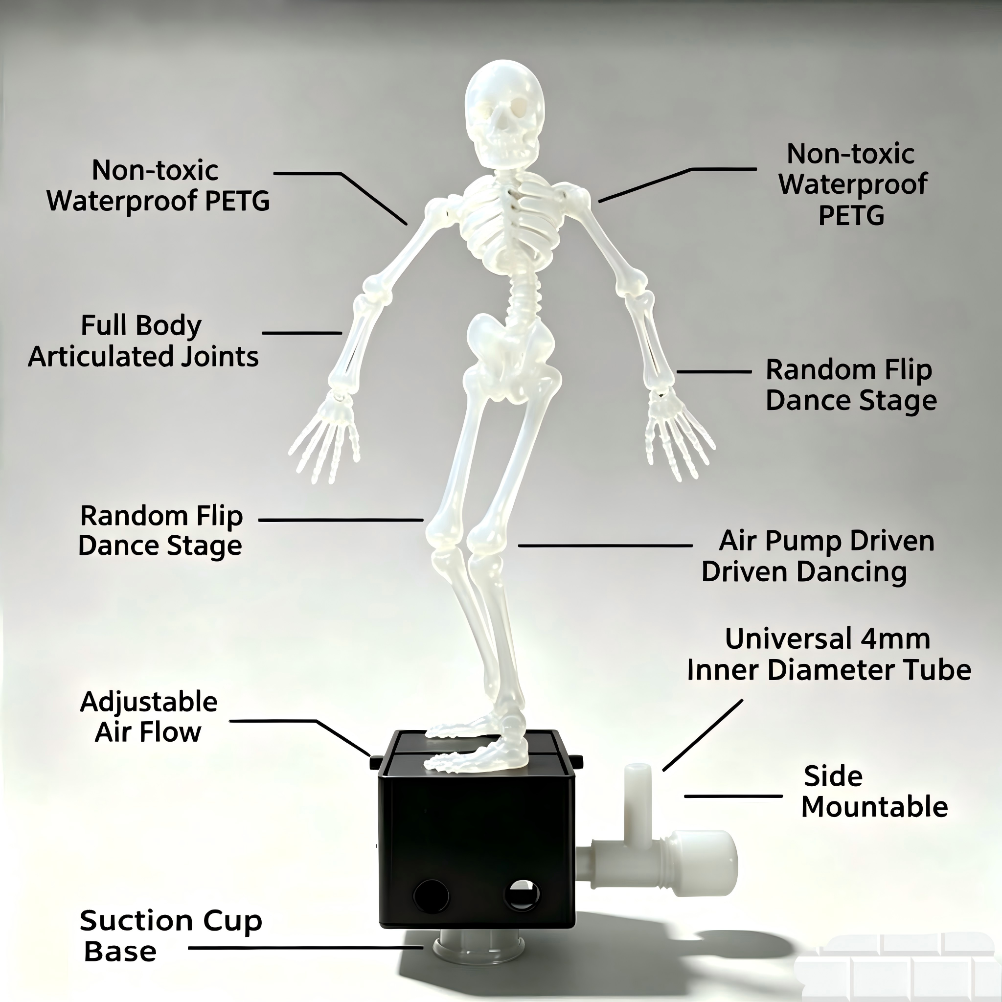 🔥Aquarium Dancing Skeleton Decor🔥