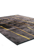Tribeca Charcoal - Yellow Rug