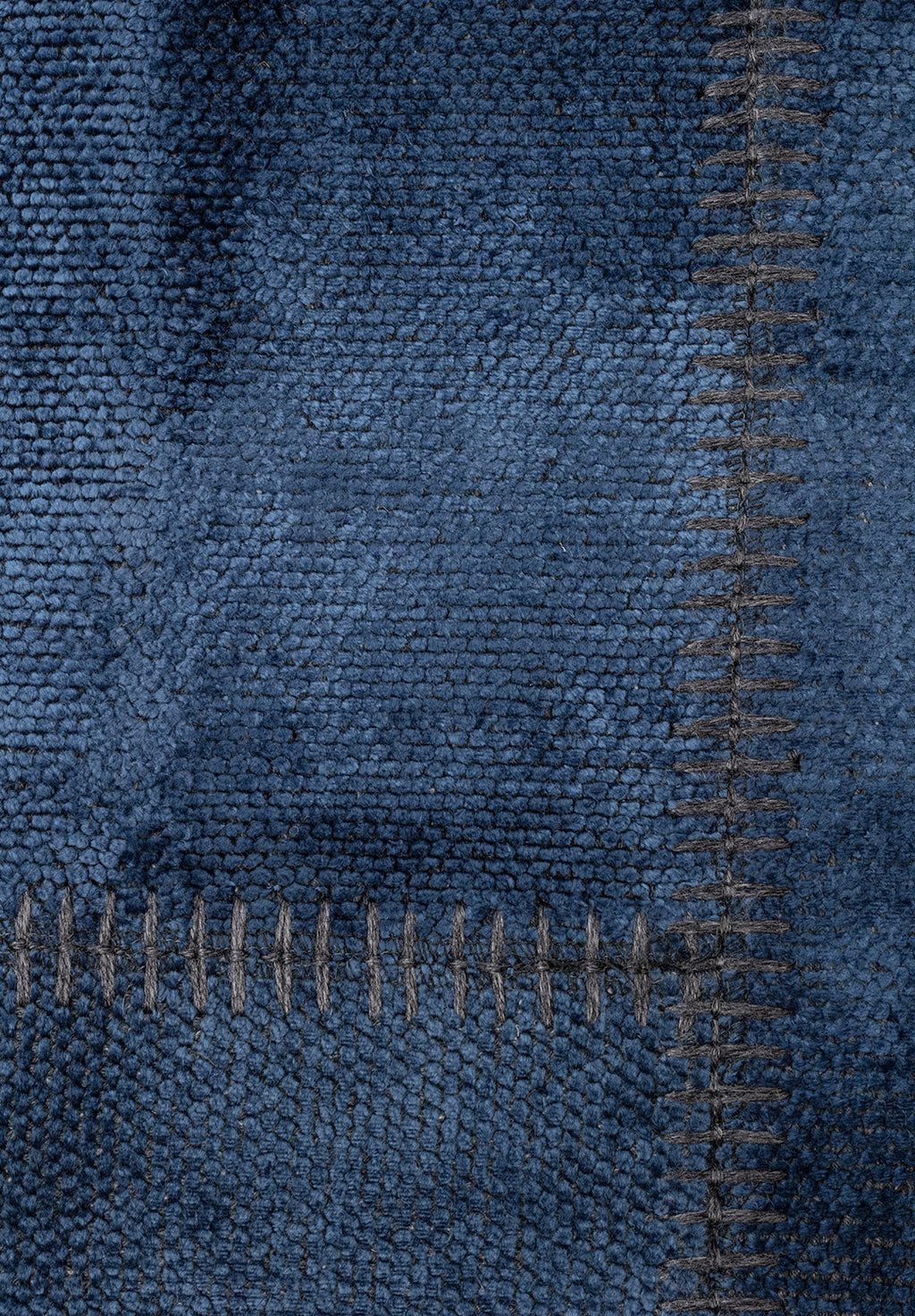 Patch Navy Blue Rug
