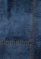 Patch Navy Blue Rug
