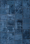 Patch Navy Blue Rug