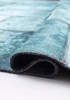Patch Turquoise Rug