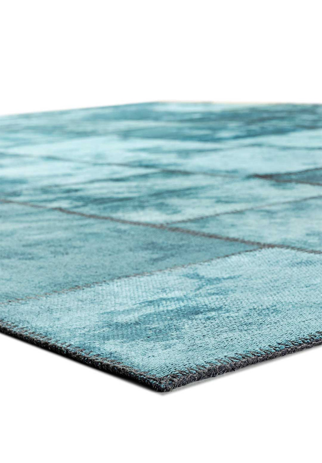 Patch Turquoise Rug