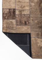 Patch Light Brown Rug