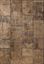 Patch Light Brown Rug