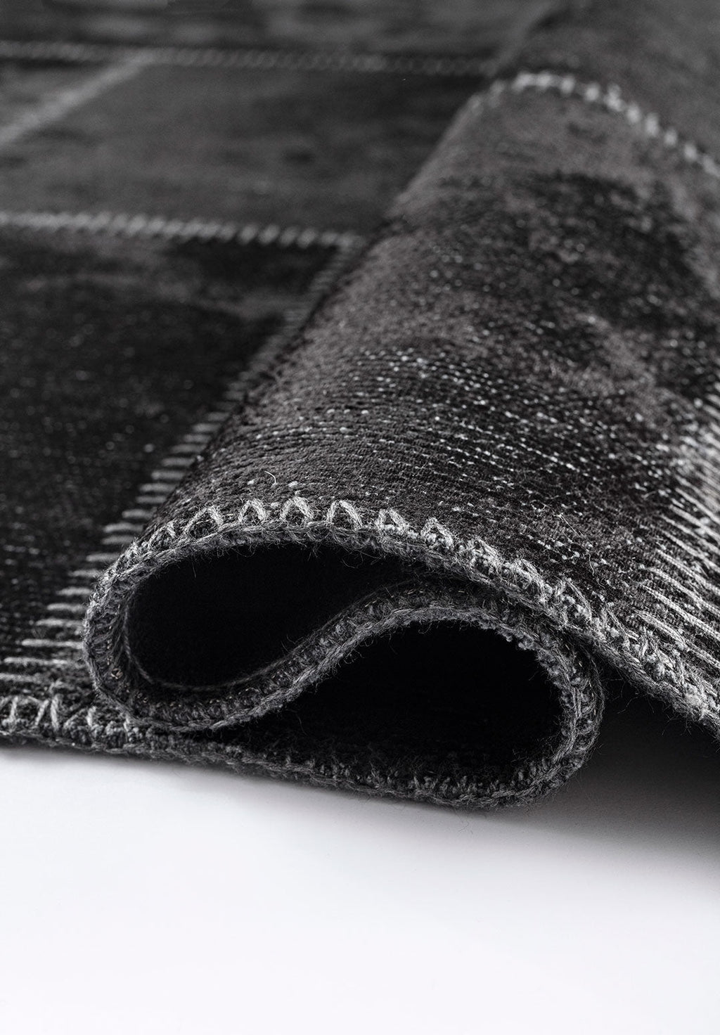 Patch Black Rug