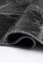 Patch Black Rug