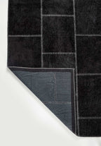 Patch Black Rug