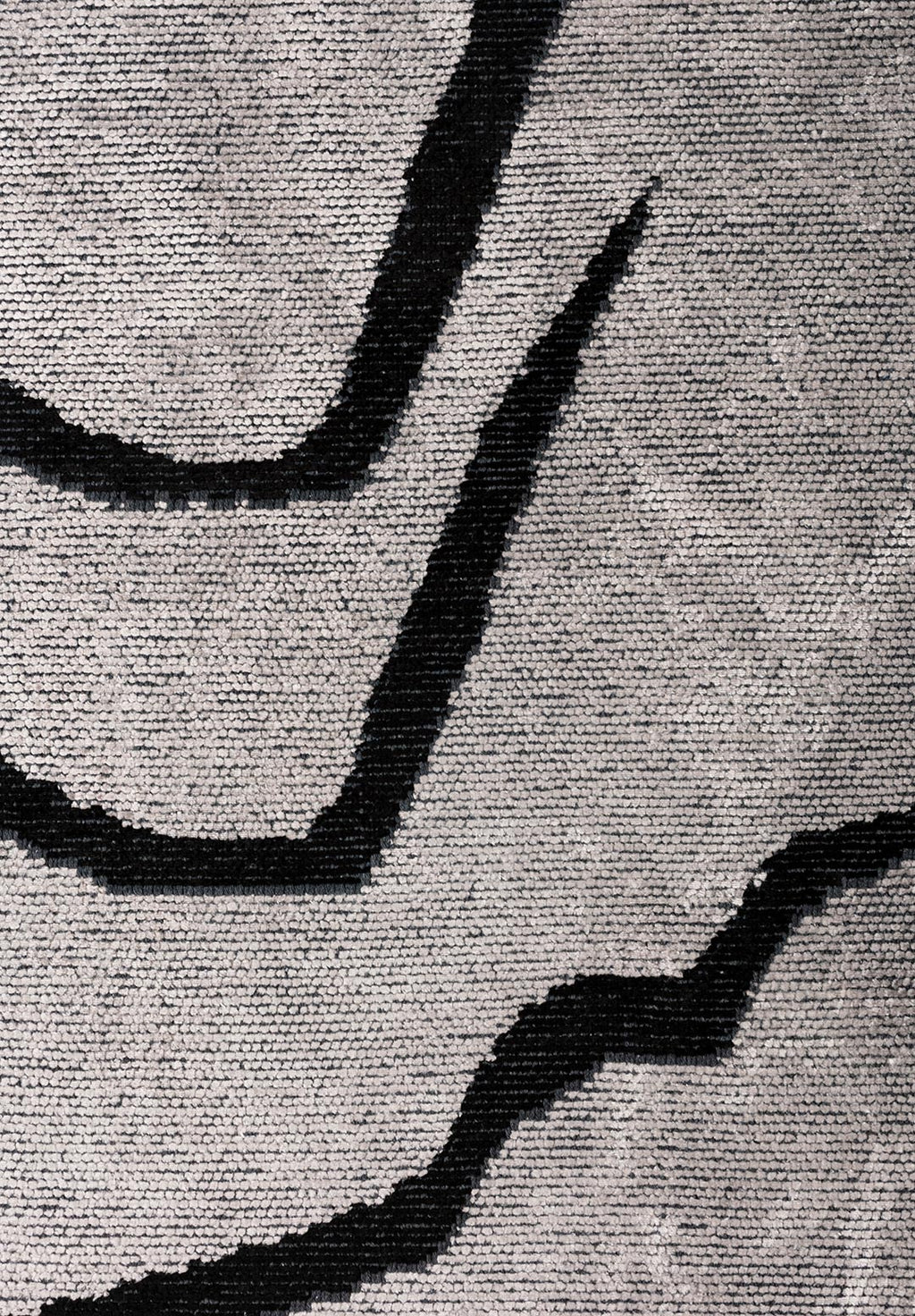 Chelsea Black - Light Cream Rug