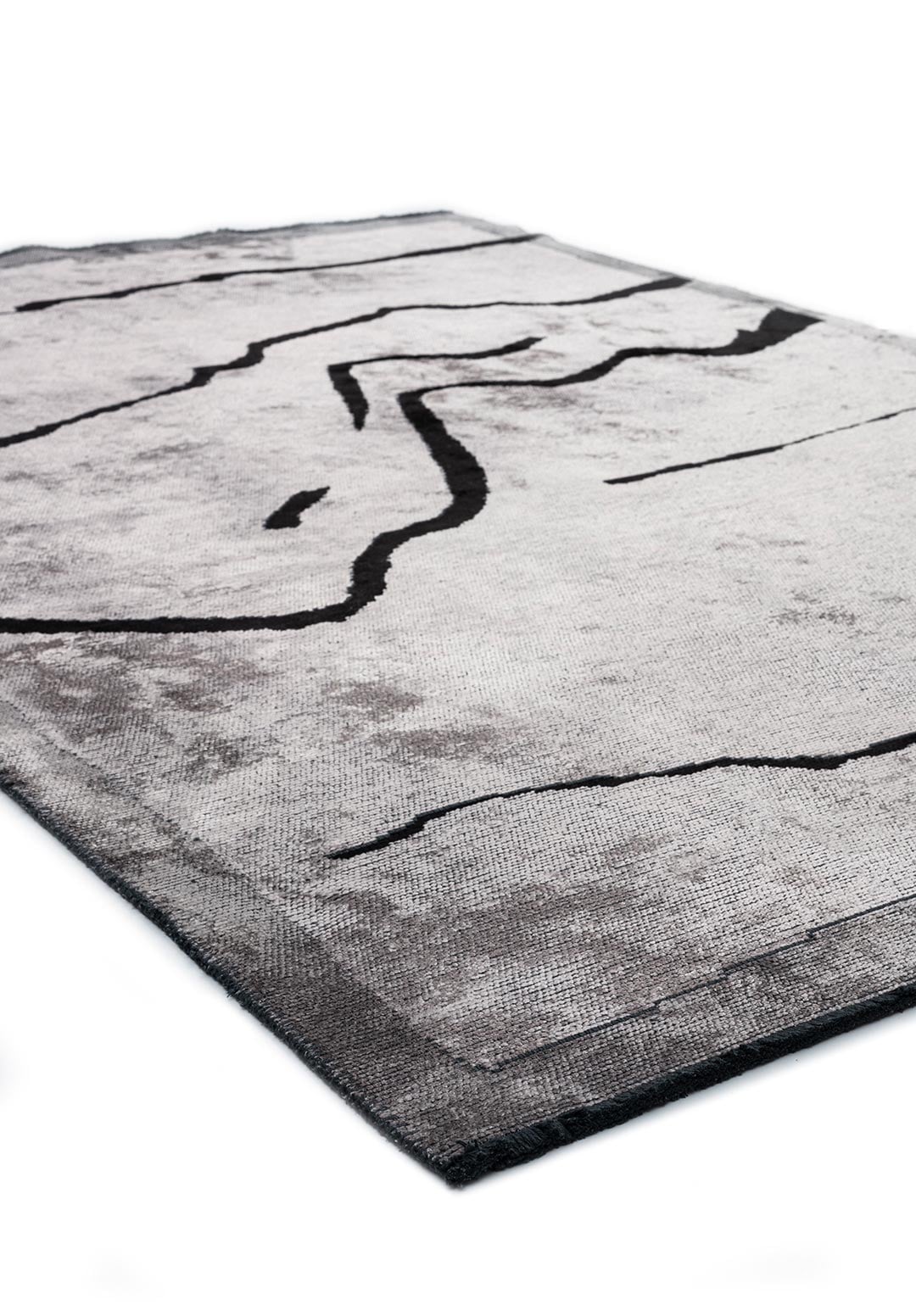 Chelsea Black - Light Cream Rug