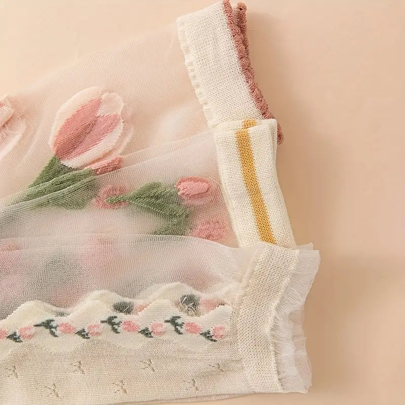Rosedale Sheer Mesh Socks
