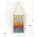 Triple Dyed Macrame Wall Decor