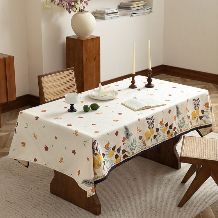 Rainfly Garden Floral Tablecloth