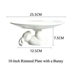 Lunar Bunny Dessert Pedestal
