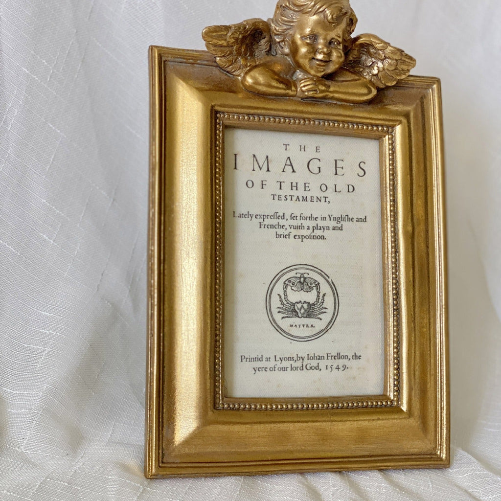 Regal Cherub Photo Frame