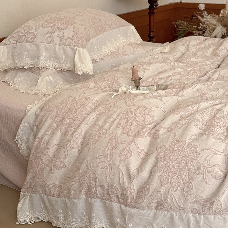 Countryside Textile Floral Bedding Set