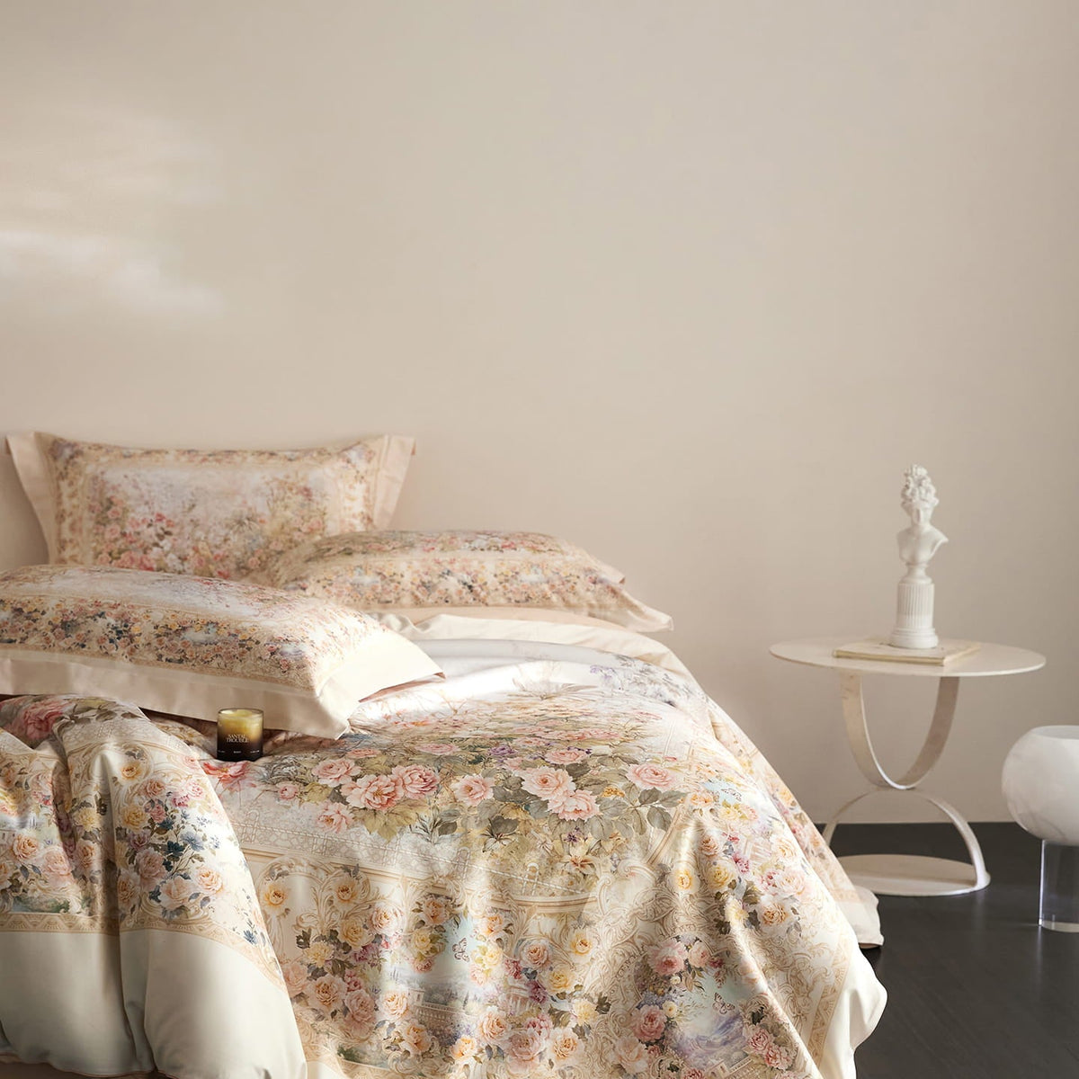Mireya Floral Egyptian Cotton Bedding Set