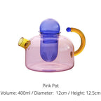 Bubble Pop Glass Teacup & Pot