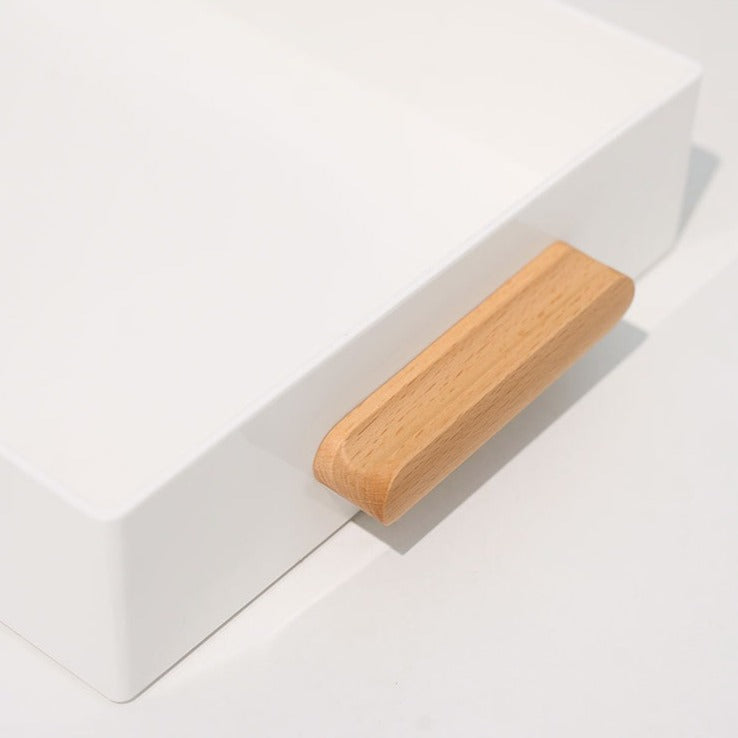 Minimalist Wooden Handle Tray