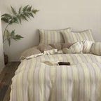 Springtime Striped Bedding Set