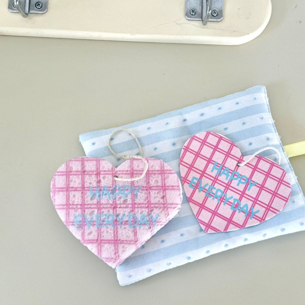 Love Heart Dish Sponge Set