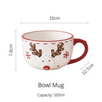 Santa & Reindeer Mug