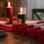 Crimson Stripe Table Runner
