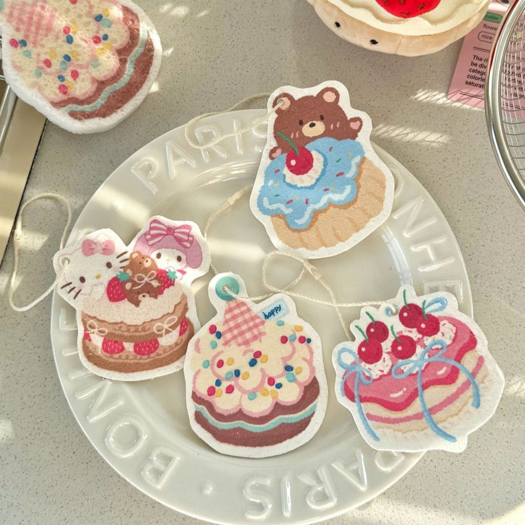Sweet Cake Dish Sponge Set