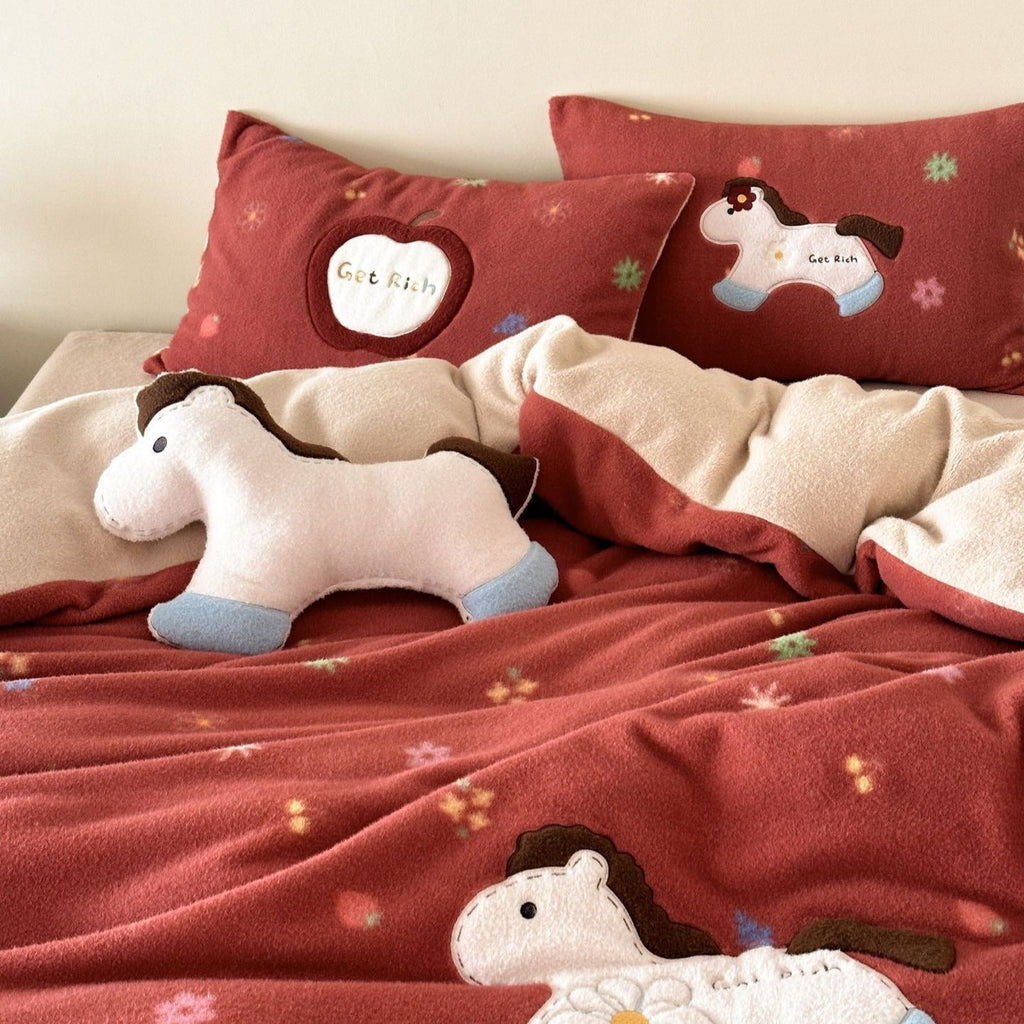 Lovely Pony Bedding Set