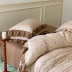 Frilly Floral Bedding Set
