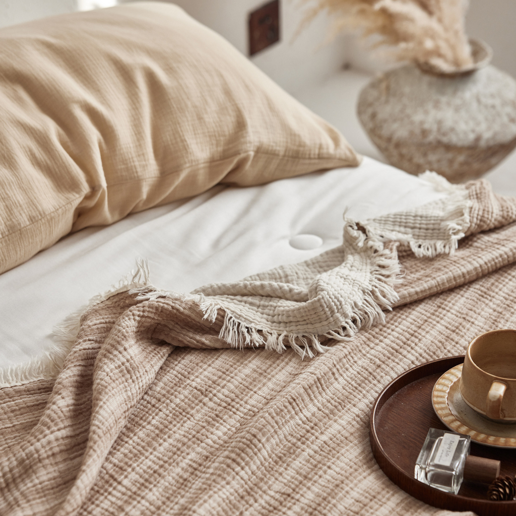 Woven Stripe Throw Blanket