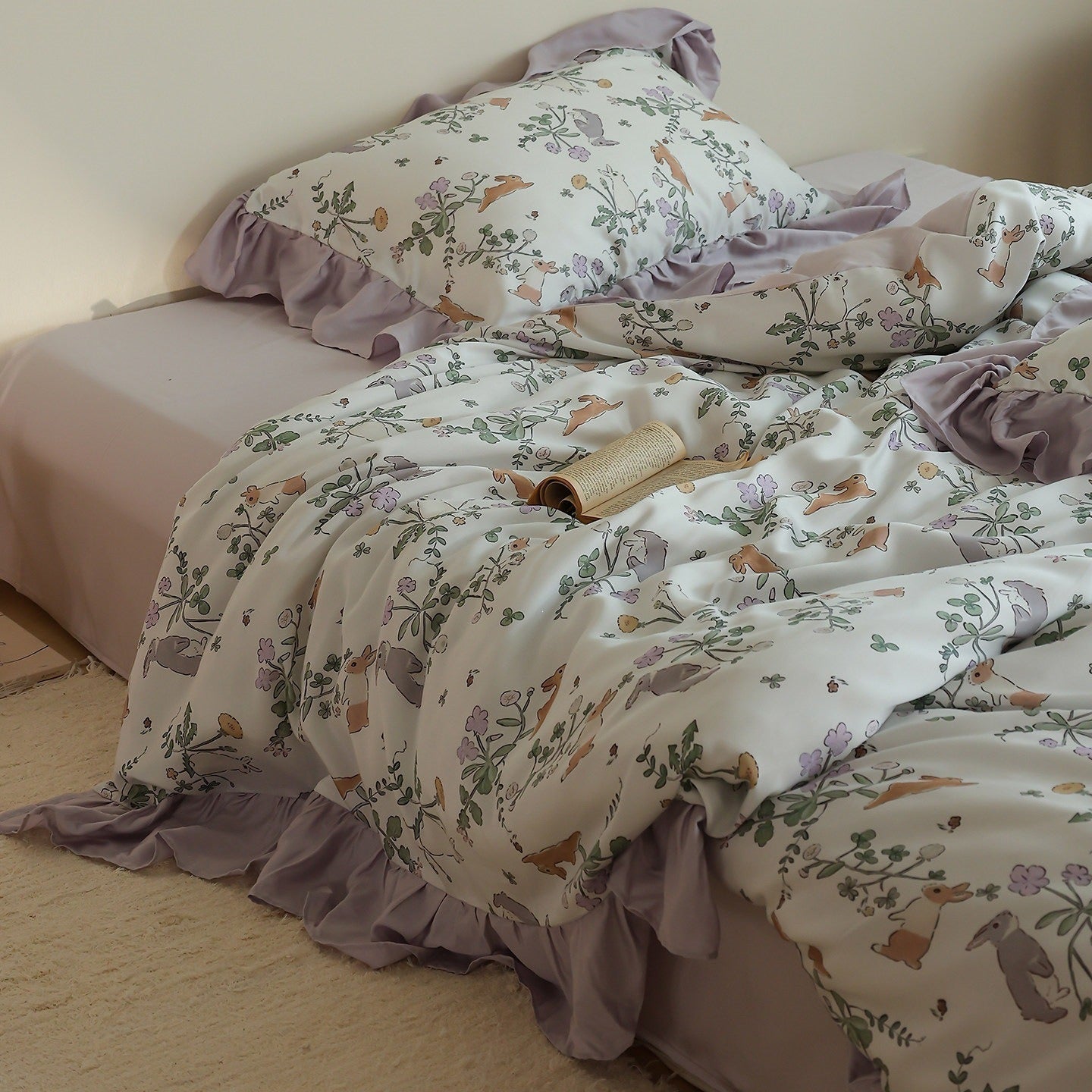 Bunny Soft Time Lyocell Bedding Set