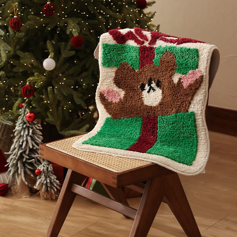 Peek-a-Boo Bear Rug