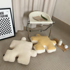 Soft Colour Puzzle Piece Cushion