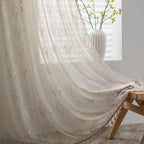 Rose Lace Tassel Curtain