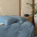 Blue Floral Bedding Set
