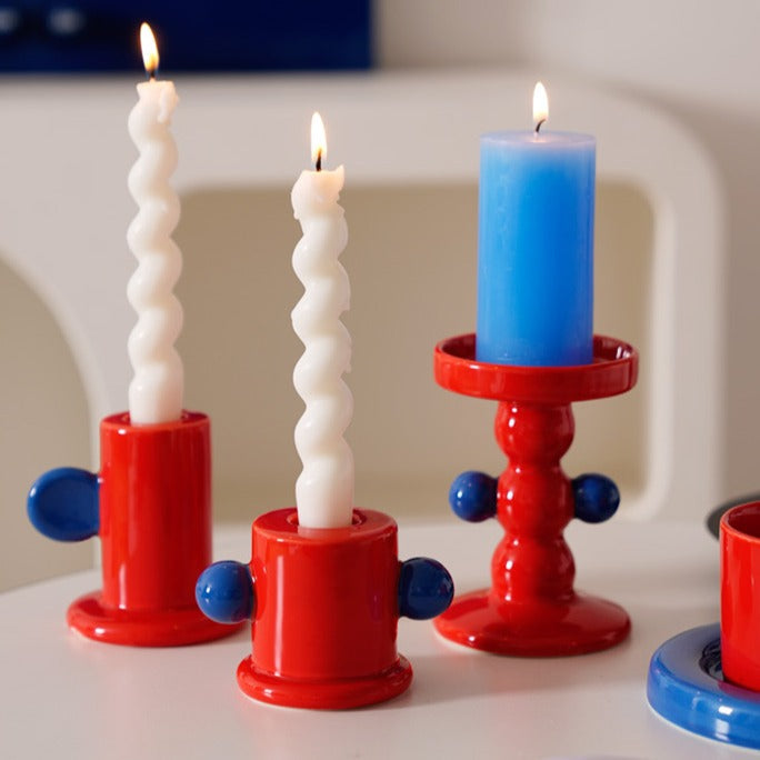 Bold Colour Candle Holder - Final Sale